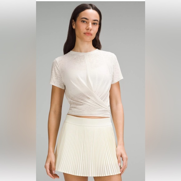 lululemon athletica Tops - Tie-Waist Breathable Short Sleeve